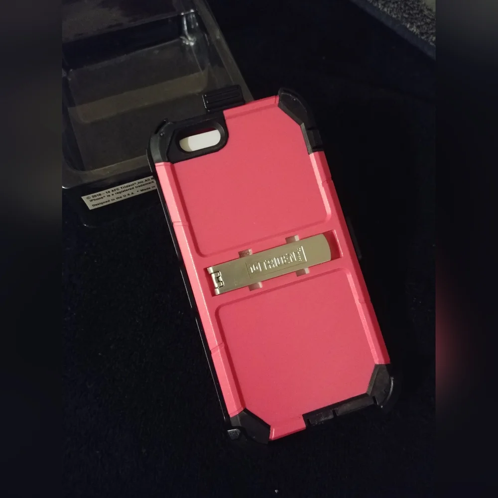 Trident Kraken AMS  iPhone 6s Plus Pink Case w/Holster Belt Clip